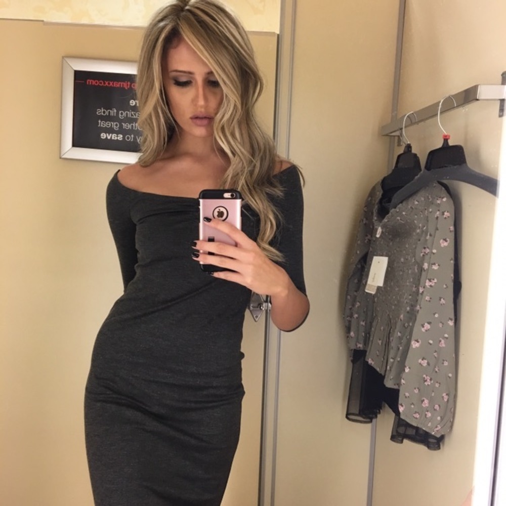 Zara Trafaluc bodycon off shoulder